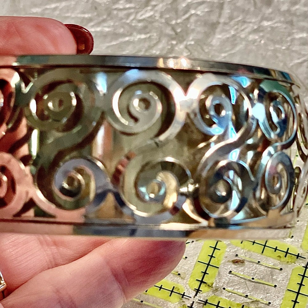 Bold Silver Fashion Cuff Bracelet